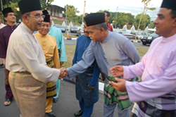 Ketibaan YB Datuk Seri Syed Hamid Albar dan Datin Seri