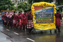 perarakan kontinjen Penjara Miri