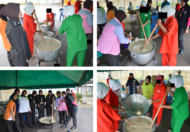 Program Memasak Bubur Asyura Penjara Wanita Kluang Johor